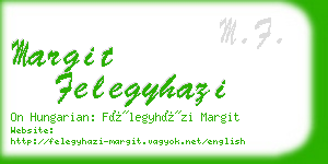 margit felegyhazi business card